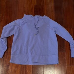 Danskin Women's Blue Cowl Neck Sweater Preloved medium